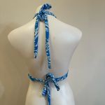 Milly NEW  Nikia Bikini Top sz S Lotus Print Photo 2