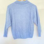 ASOSDesign 00Petite Blue Sweater w Polo Neck in Rib NWOT Photo 5