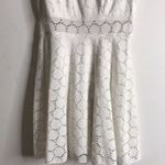 Trixxi  all over white lace textured dress size small Photo 2