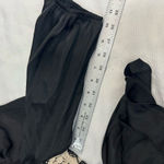 See And Be Seen Black Cream Crop Square Puff Sleeve Babydoll Top Sz M‎ Women’s Size M Photo 5