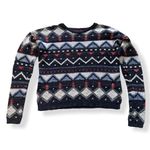 Hollister Geometric Nordic Sweater XS/S Ski Lodge Cozy Cabin Winter Cottagecore Photo 0