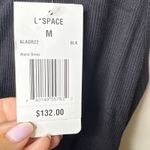 l*space NEW‎ NWT L  Alana Mini Dress Black Medium Ruched Sides One-Shoulder LBD Photo 6