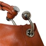 Vicenzo brown leather extra large hobo bag Melissa artsy work commute shoulder Brown Size XL Photo 9