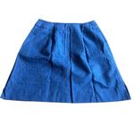 Quantum Sportswear Vintage Denim Floral Skort Skirt Athletic Casual Size Medium Blue Photo 5