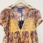 Free People X Anna Sui baby doll mini dress Pink Photo 5