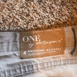 ONE by Teagan X Denim Light Wash Distressed Ripped Jeans Women's Gray Size 31 Photo 6