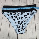 DKNY Womens High-Waist Leopard Printed Swim Bottom Separates in Blue L NWT Photo 5