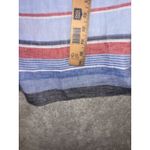 J. Jill Love Linen Blue Sleeveless Tank Dress Size L Midi Pockets Shift Sheath Size L Photo 10