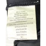 Lila Rose Lily Rose Black and Pink Floral Romper Belted Long Bell‎ Sleeve Medium V Neck Photo 5