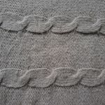 Jennifer Lopez  Cable Knit Sweater - Taupe Photo 2