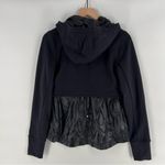 Athleta  Windy‎ Point Hoodie Full Zip Front Layered Athleisure Photo 1