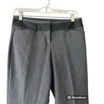 EXPRESS Editor Pants Women's 0R Gray Black Stretch Fabric Low Rise Career Office Photo 2