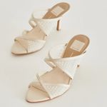 Dolce Vita Mandel Pearl Heels in Ivory Mesh Women’s Size 8.5 Photo 2