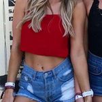 John Galt Tie Crop Top Photo 0