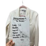 BOA Because Of Alice Boyfriend Blazer Size Medium Ivory White Oversized Photo 4