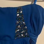 BCBGMAXAZRIA $368 BCBG LARKSPUR BLUE "MARIJA" BEADED STRAPLESS LONG GOWN DRESS size 2 Photo 11