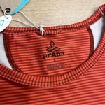prAna NWT  Women’s Catarina Short Sleeve Sun Top Liqueur Wabi Stripe Size S Photo 5