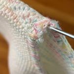 Vintage Vest Sleeveless Sweater Cartwheels Unlimited Pastel Cottage Granny 90s M Size M Photo 5