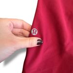Lululemon ‎ Athletica Scalloped Reflective Luxtreme Leggings Size 4 Red Gym Photo 2