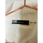 Natori  White Cotton Blend Collared Front Button Techno Poplin Top Size 8 Photo 6