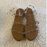 Falls Creek  Womens Sandals Size 7 Clear Straps with Silver Studs Brand New Photo 3