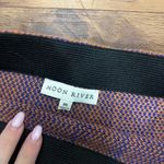 Moon River  Orange Plaid Knit Mini Skirt Size Medium Photo 2