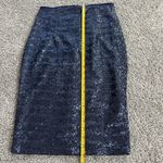 Dorothy Perkins  Midnight Blue Sequin Pencil Skirt Photo 3
