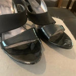 Etienne Aigner  Black wedge heel‎ sandals 10M Photo 2