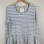 Free People We the Free Striped Peplum Knit Top Photo 0