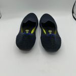 Rothy's  The Loafer Shoes Navy Blue & Neon Metallic Lattice Stitch Women's 9 Photo 4