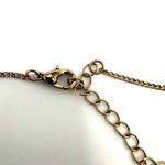 Gold tone triangle rhinestone necklace Photo 7