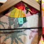 Farm Rio - Linen Fruit Blazer Colorful Preppy Designer Business Career Work Photo 3