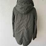 American Eagle  Jacket Womens Coat Hooded Faux Fur Removable Lining Utility Photo 2