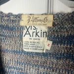 Vintage 60s Wool Space Dye Fringe Sleeve Sweater Midi Skirt Set Size M Hippie Blue Size M Photo 6