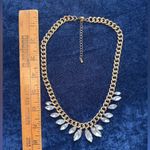 Set of two chunky rhinestone choker necklaces Gold Photo 5