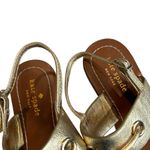 Kate Spade  Carolina T-Strap Leather Sandals Ankle Strap, Sz 6.5 Photo 8