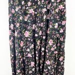City Chic Black Floral Festival Vibe Tiered Lattice Trim Maxi Dress, Size 20 Photo 9