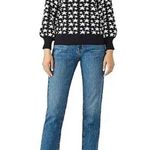 Parker Black and Silver Star Crewneck Long Sleeve Sweater Size Medium Photo 1