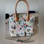 Dooney & Bourke  Disney Sketch Satchel Crossbody Bag White Tan Multicolor Photo 1