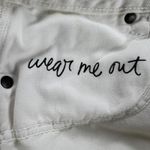 GRLFRND  Devon High Rise Slim Boyfriend Raw Hem Jeans Moon Dance White Size 28 Photo 8