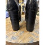 Sam Edelman Circus NY Women's Alie Fashion Boot Black Size 9 Alligator Embossed Photo 6