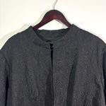 Avenue Black Shine Embossed Blazer Size 26/28 Photo 1