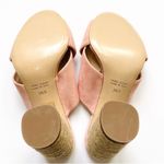 Club Monaco suede pink with braided jute heels NEW Photo 2