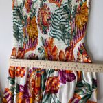 Abel the label NWT Fruit Print Maxi Dress Small Smocked Tiered Tropical Resort Photo 8