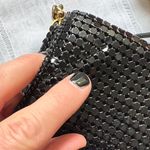 Unique Vintage Black Sequin Metal Mesh Crossbody Bag Photo 4