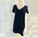 American Eagle Navy Blue Vneck Short Sleeve Tshirt Dress Size M Photo 1