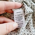 Lou & grey Ivory & Black Pickstitch Wrap Blouse Size Medium Photo 7