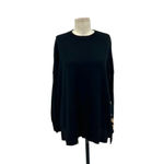 Derek Lam  10 Crosby Runway Oversized Crew‎ Neck Black Nude Dot Back Size Small Photo 2