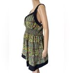 Cato Boho Hippie Indie Eclectic Distressed Earthy Floral Geometric Mini Dress Photo 3