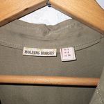 Holding Horses x Anthropologie Green Celina Utility Wrap Blouse Size 2 Photo 3